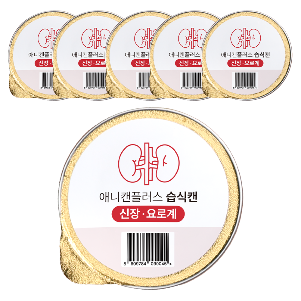 애니먼 강아지 고양이 애니캔 플러스 신장 습식사료, 6개, 30g, 가수분해 오리 11,400원