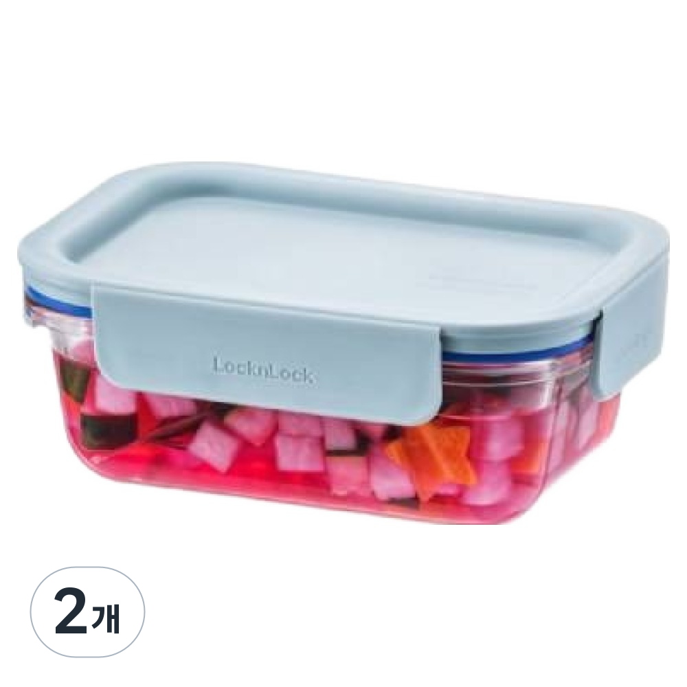 락앤락 더 클리어 직사각 밀폐용기 민트 9,900원