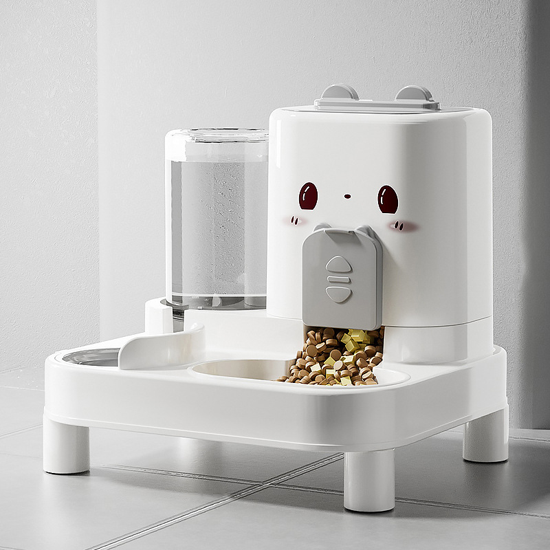 파스텔펫 반려동물 쫑긋베어 반자동 급수식기 25 x 22 x 25.2 cm 12,800원
