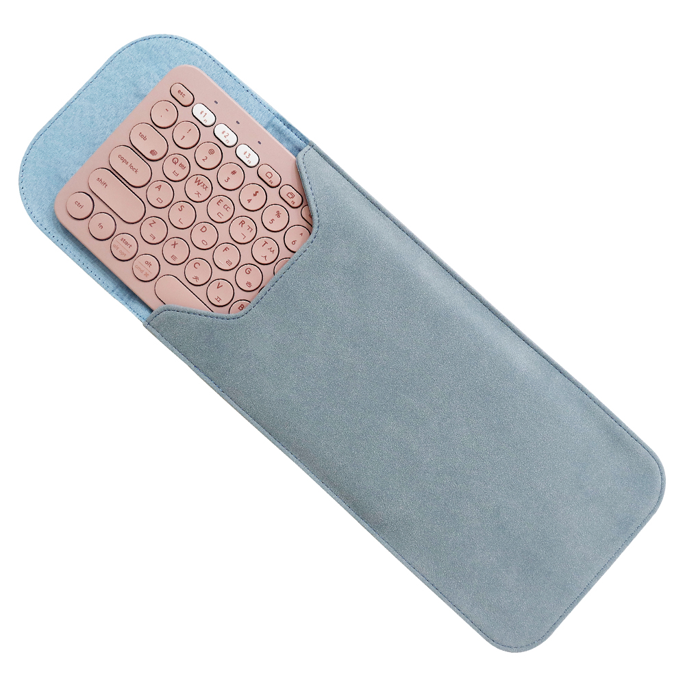 BOHO 로지텍 K380 블루투스 키보드 스웨이드 케이스 슬리브 파우치, 스카이, 1개 14,300원