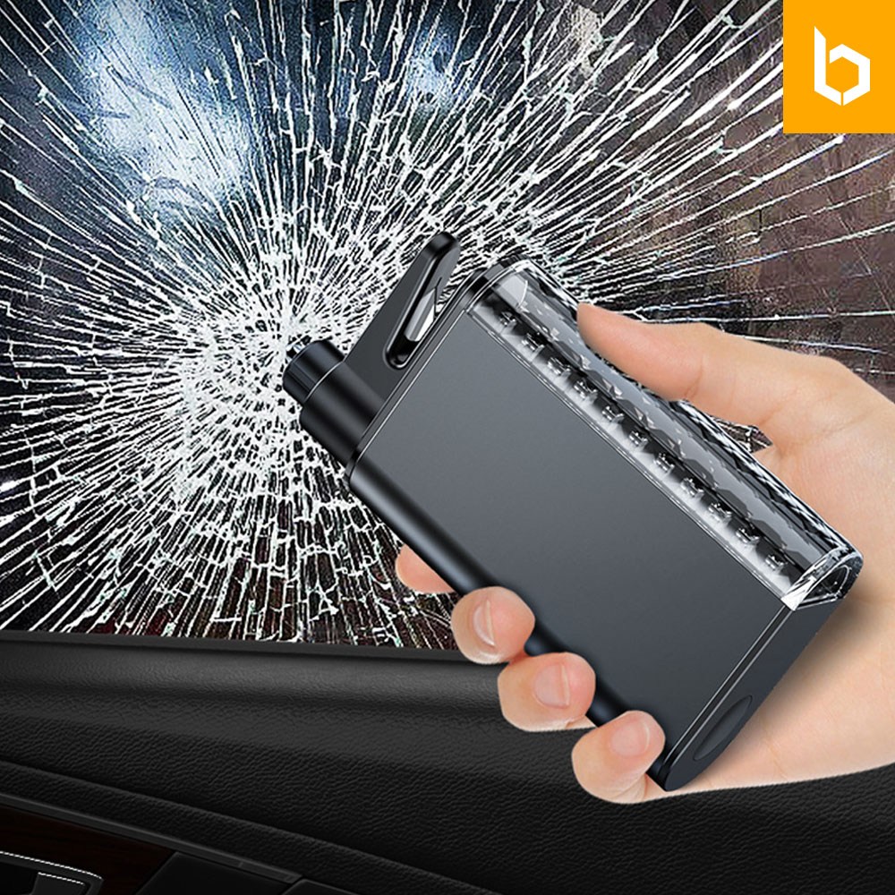 유즈비 차량용 비상탈출 망치 LED 비상등 랜턴 안전벨트 절단 자동차 유리 깨기 14,800원