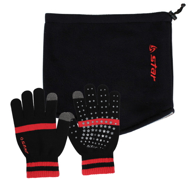 스타 겨울 방한 2종(스마트 터지 니트 장갑 / 넥워머) 세트 동계용 스포츠장갑 러닝장갑 15,900원