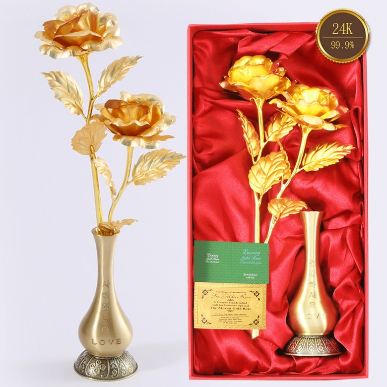 퀸금장미 퀸금카네이션 엄마생신 어버이날선물 부모님선물 인테리어 집들이 여친선물 장모님선물 결혼기념일 생일선물 스승의날선물 이밴트, 1개 99,000원