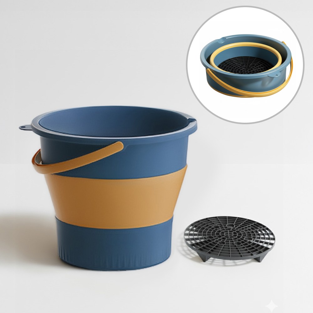 쿠종 접이식 세차버킷 세트 그릿가드 포함 13,900원