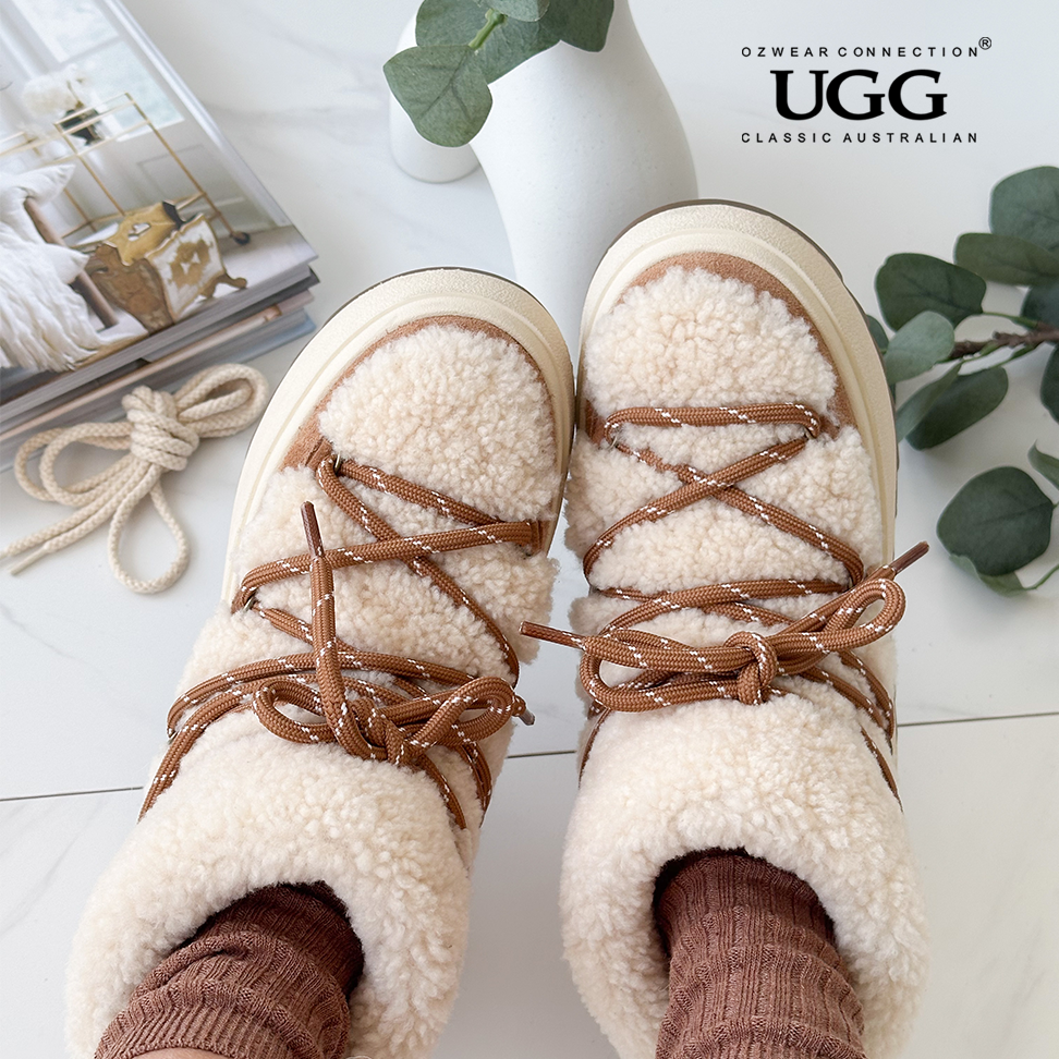 [호주정품/완전무배] 오즈웨어 칼굴리 시어링 어그 부츠 OB992[쿠팡] 128,700원