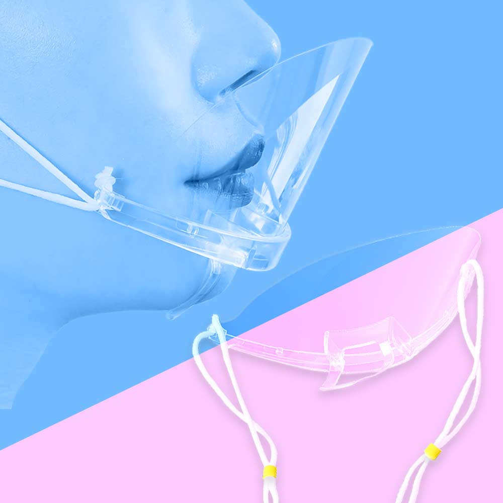 주방용 투명 위생 마스크 14x10cm 플라스틱 10p, 투명, 1세트, 10개입 9,700원