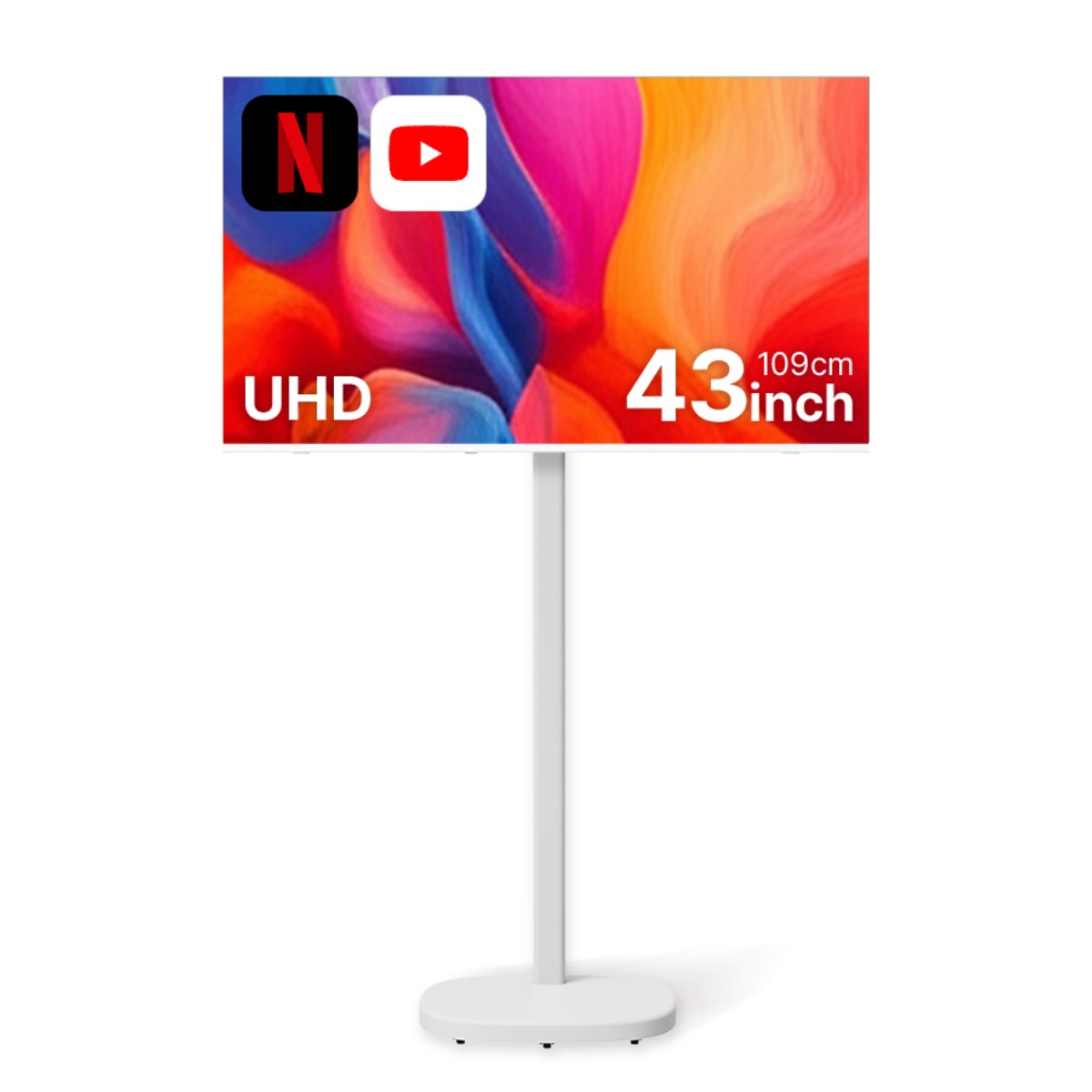 무빙큐빅스 스마트 43인치 4K UHD 삼탠바이미 X PRO 셋트 이동식 tv 거치대 스탠바이미 삼텐바이미 중소바이미, 고객직접설치, 이동형 스탠드, X PRO, 109cm(43인치) 449,000원