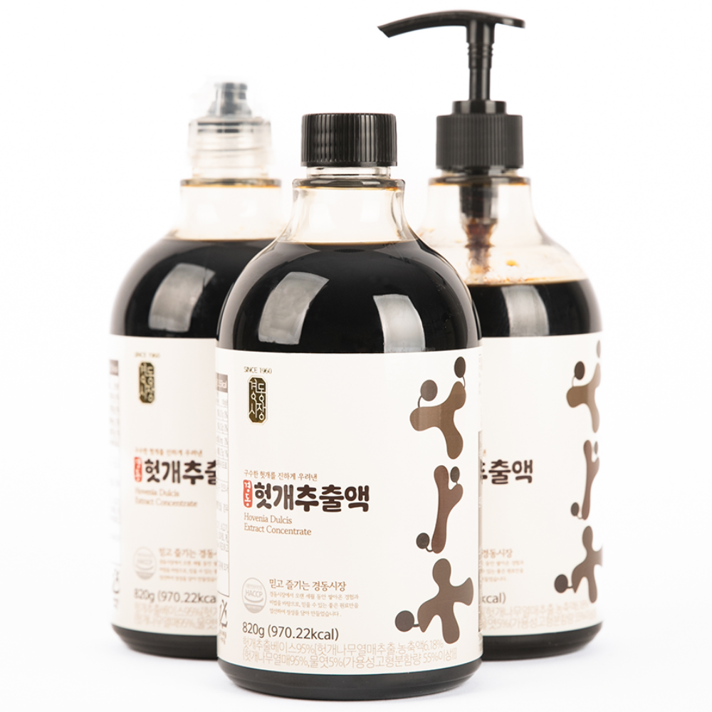 (소비기한임박 26.06.10) 경동시장 헛개추출액, 820g, 2개 17,000원