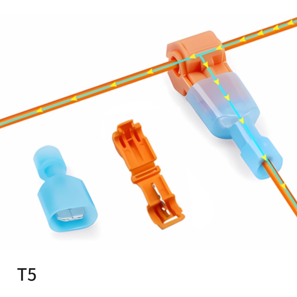 T자형 스카치락 전선 배선정리 무탈피 커넥터 클램프 140원