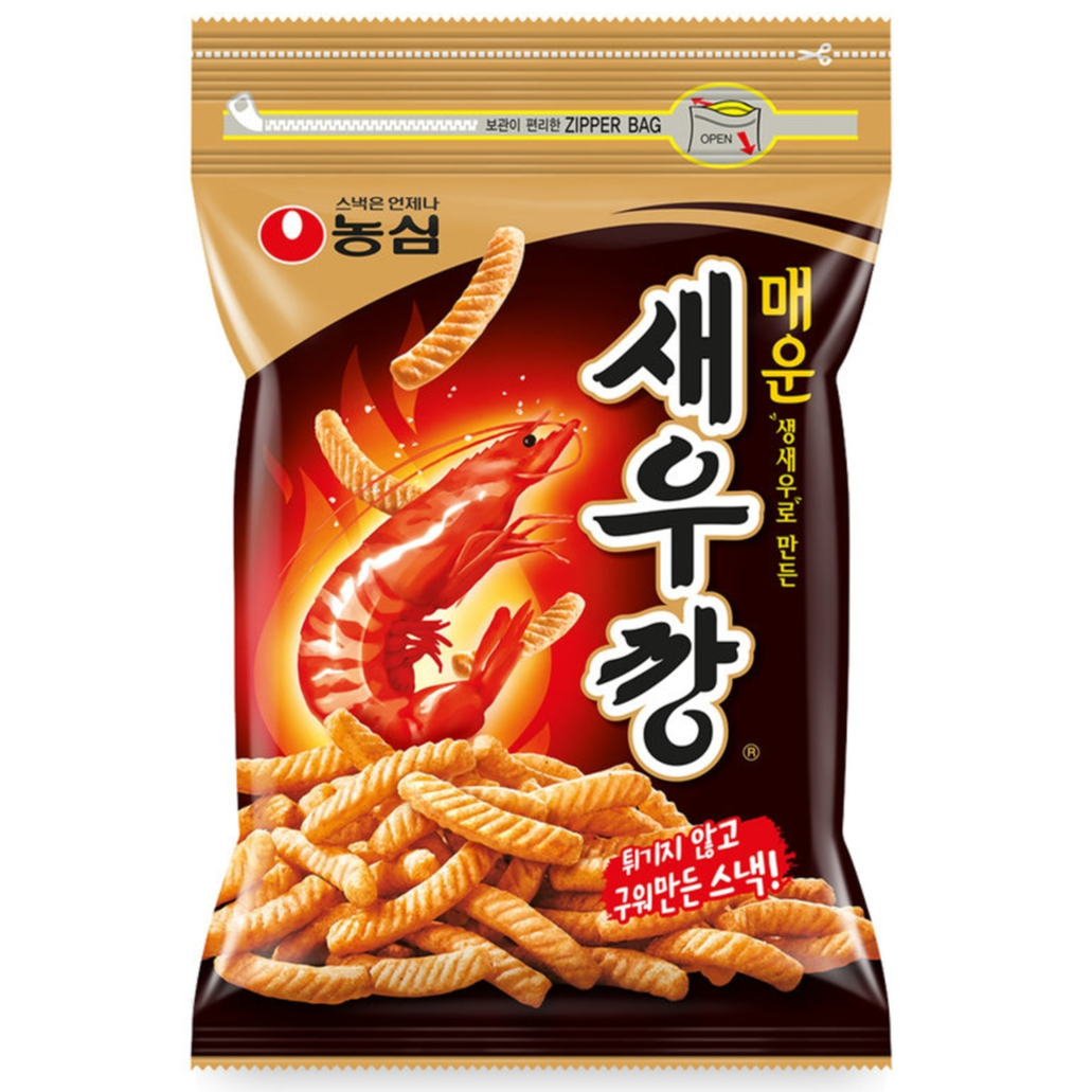 농심 매운 새우깡 400g 지퍼 대용량 스낵 4,220원