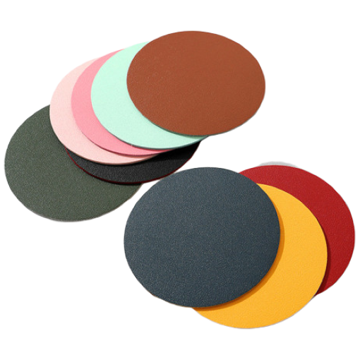 감성 컵받침 카페 티코스터 컵매트 가죽 원형 쿠시노 브라켓 가리기, 원형(민트/스카이), 1개 900원