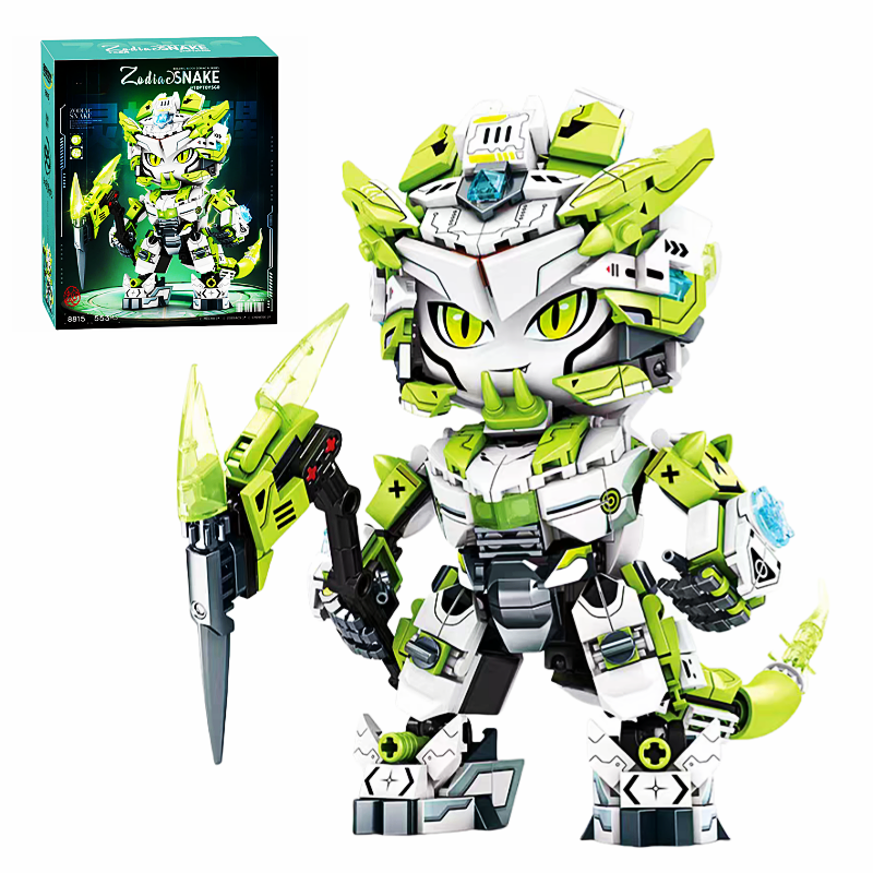 로봇 블록 호환 블록 프라모델 성인 조립놀이, 뱀 (553 PCS), 1개 29,800원