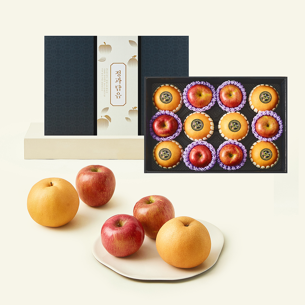 [로켓프레시] 정과담음 사과 6입 + 배 6입 혼합선물세트 1호 50,990원
