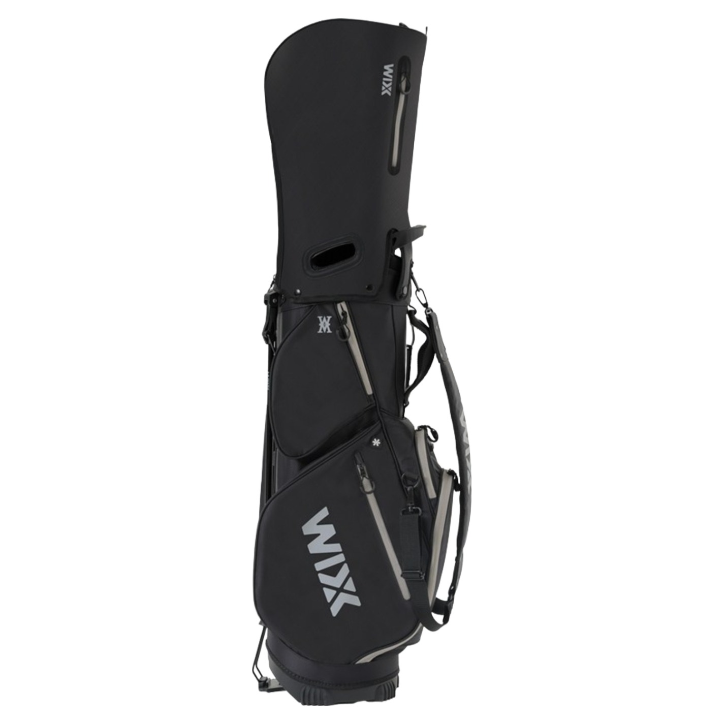 WIXX 초경량 투어라이트 실용성 경량 골프 스탠드백 2.9kg, 블랙 270,000원