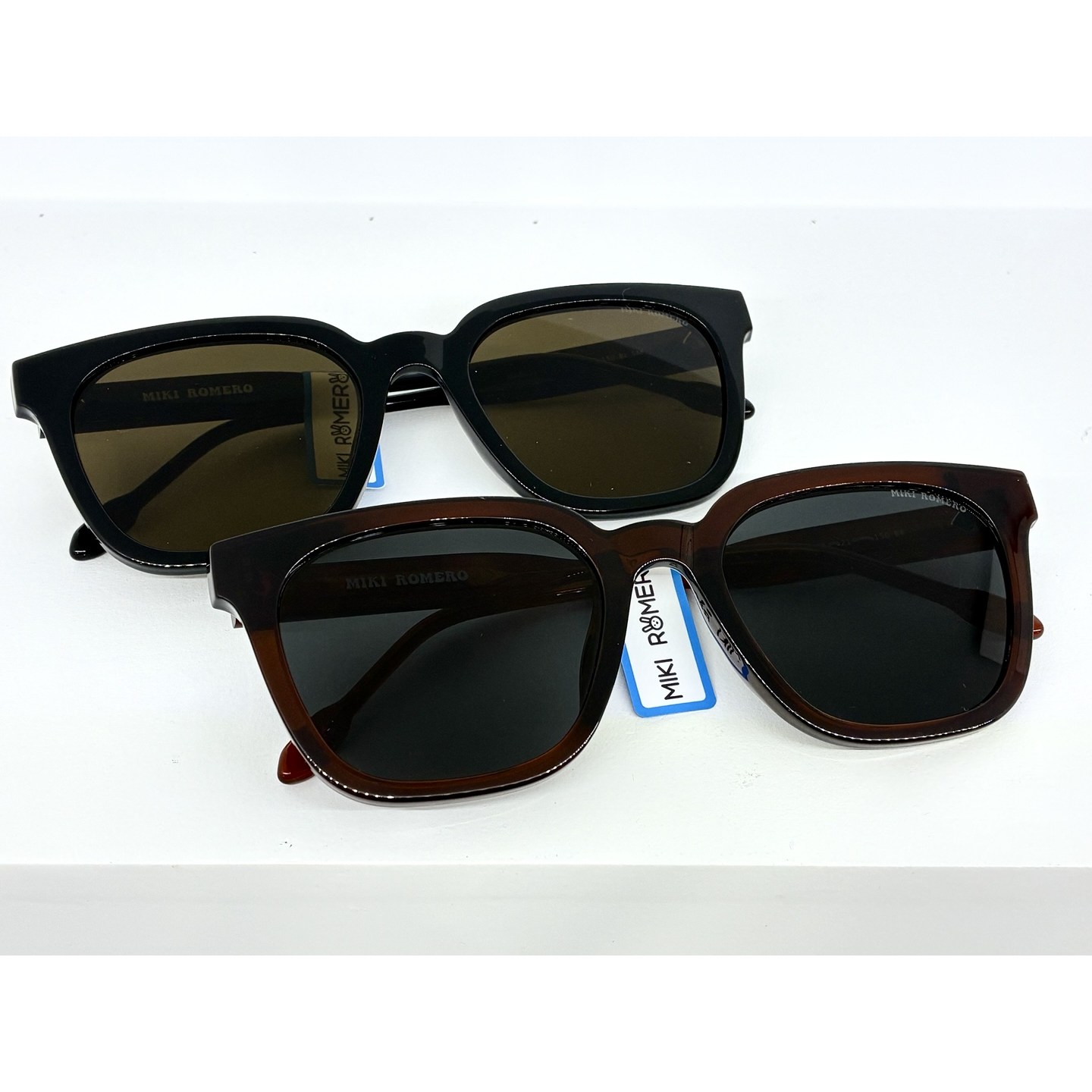 미키로메로 MR 8023 남여공용 일상 뿔테 오버사이즈 아시안핏 선글라스 92,000원