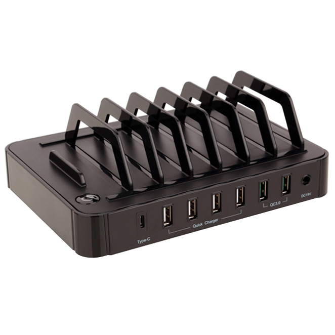 넥스트유 퀄컴 3.0 C타입 7포트 고속 멀티 USB충전기 40,700원