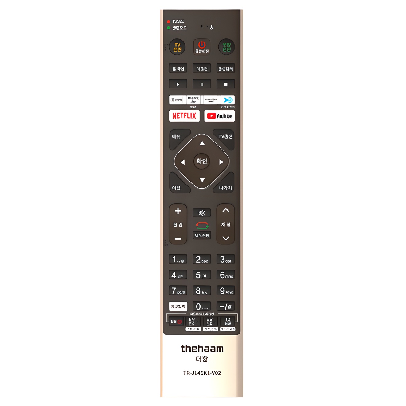 더함 쿠팡플레이 핫키 탑재 통합 리모컨 22,000원