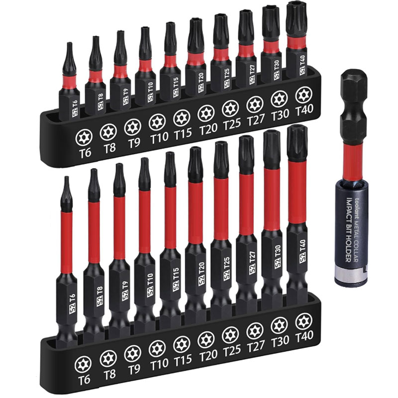 [21종 Torx 별비트 세트] 25mm + 50mm 자석 연장 포함 / S2강 임팩트 드라이버용 / 정밀 가공 / 고강도 비트 14,160원