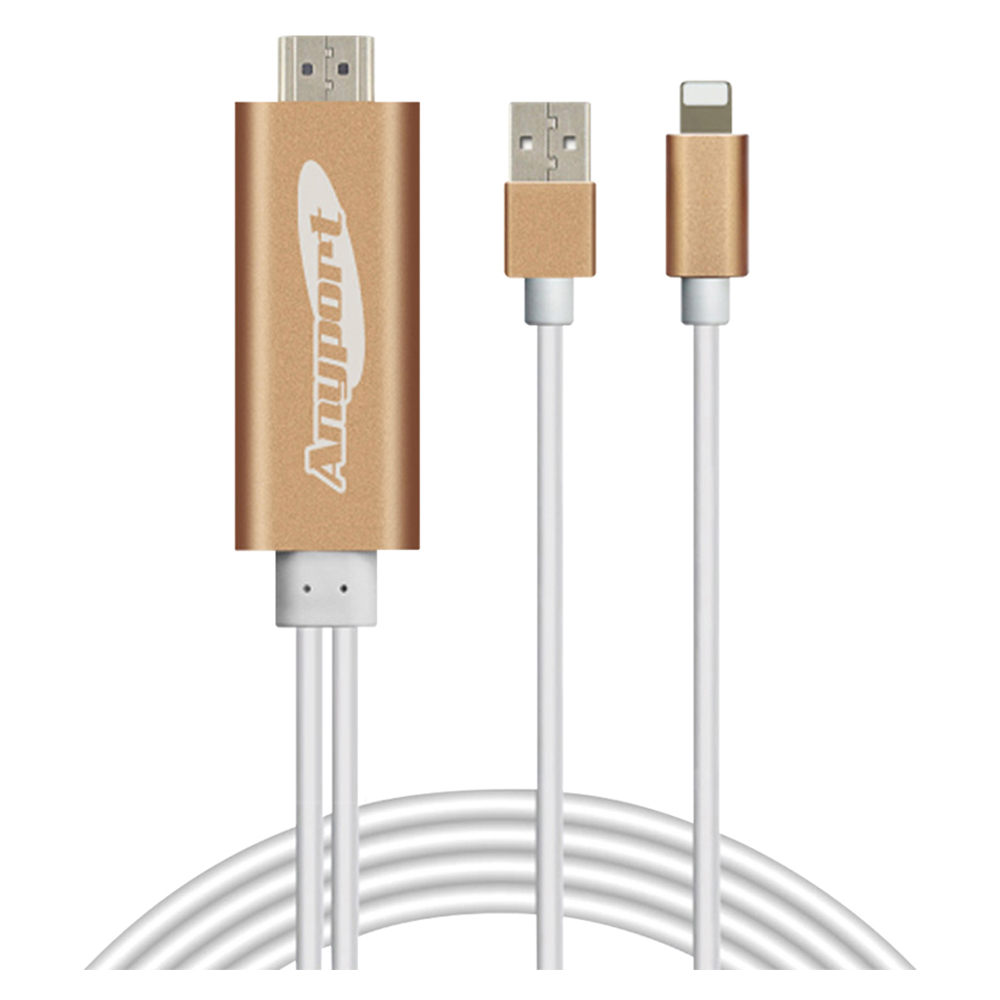 애니포트 8핀 TV 연결 아이폰전용 미러링 MHL 케이블 AP-MW8 PLUS, 1개, 2m 19,150원