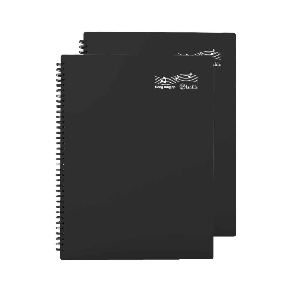 인터탑 대용량 악보파일 양면이 편리한 메모가능 50p A4 1+1, 흑색(1+1) 11,340원