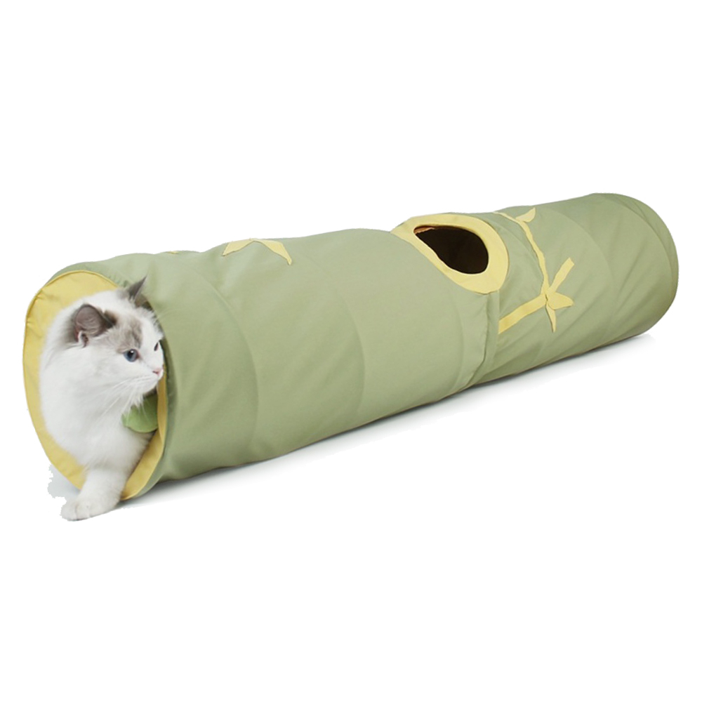 모즈펫 고양이 터널 놀이터 숨숨집 접이식, 1개, 그린 19,800원