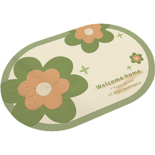 위더홈 파스텔 크림 드로잉 논슬립 발매트 60 x 40 cm 9,880원