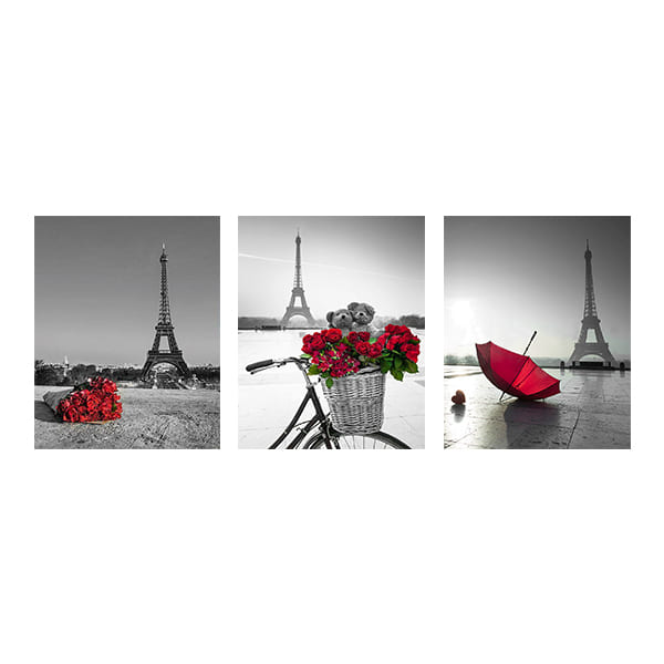 케이엠엘리 3D 에펠탑 장미 보석 십자수 세트 120 x 55 cm 24,590원