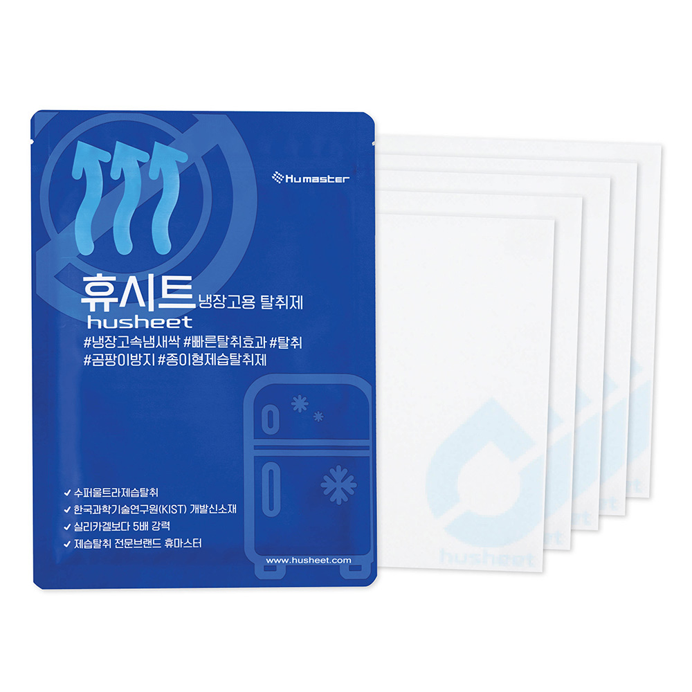 휴시트 냉장고 탈취제 김치냉장고 종이형 탈취제 강력 탈취 악취 완벽 제거 1팩(5매입), 1개 14,050원