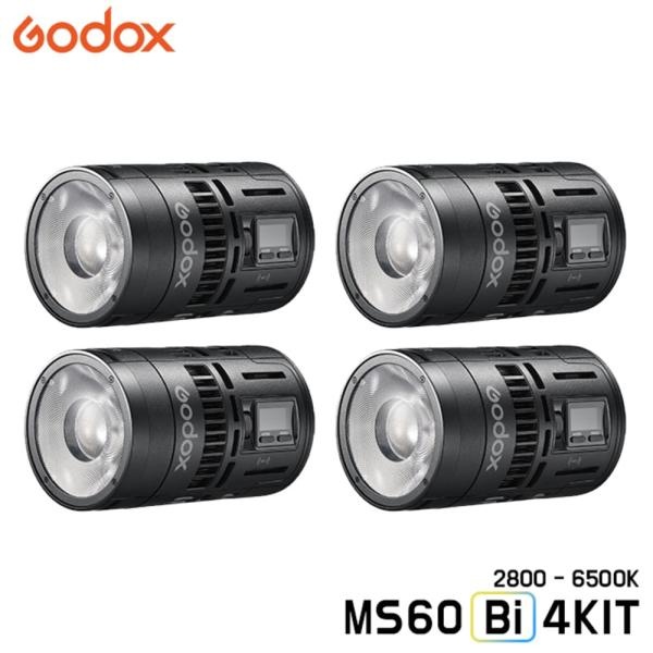 (GODOX) 고독스 MS60Bi 4KIT / 4라이트 키트 바이컬러 2800-6500K 미니 조명 사진 영상 제품촬영 지속광 개인방송 3,306,740원