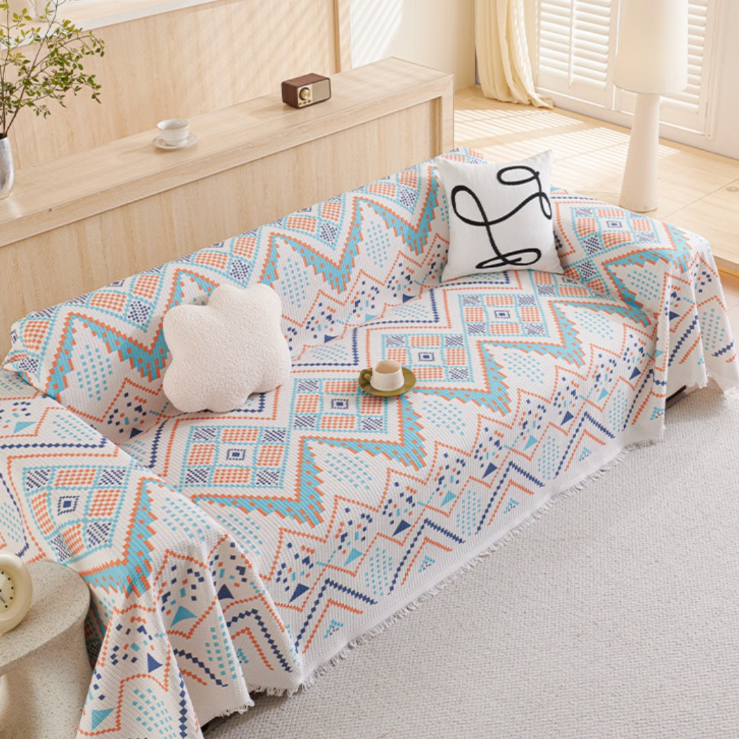 1-5인용 나우든 사계절 보헤미안 쇼파 커버 패드 빈티지 인테리어 블랭킷 33,900원