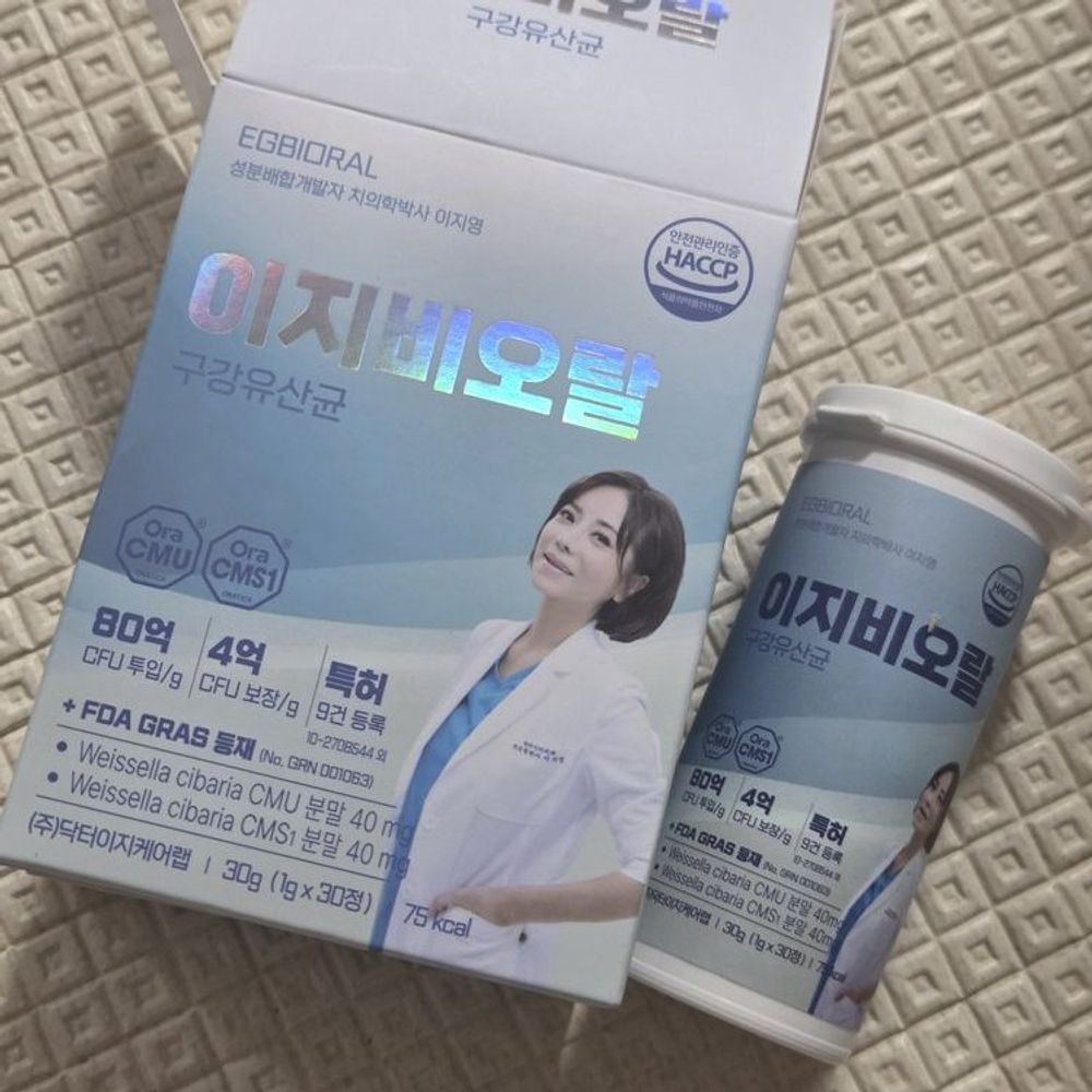 구강유산균 서울대치의학박사개발 건강한구강 상쾌한숨결 탄탄한잇몸 잇몸영양제 30정, 6개, 6개, 30정 238,600원