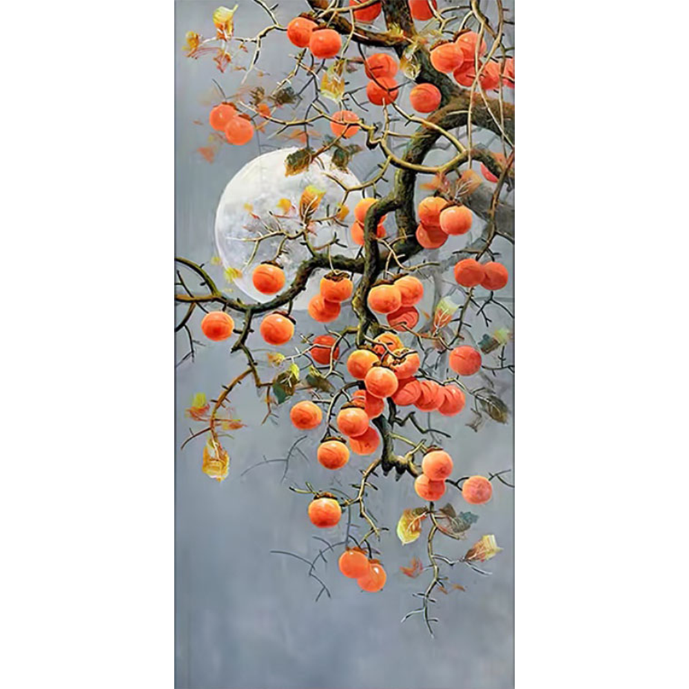 diy 보석십자수 풍년 감나무 달 전체수, 1개, 40*80CM 31,800원