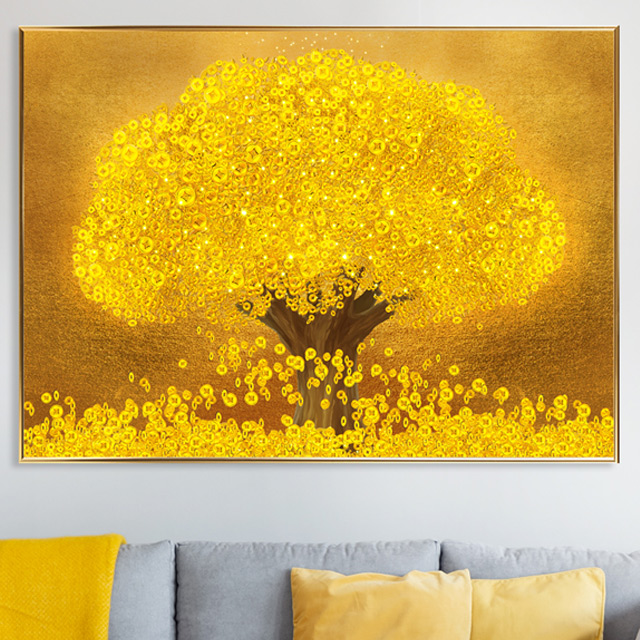 돈 들어오는 그림 황금 돈나무 금전수 액자 대형 거실 현관 인테리어액자 집들이 개업 선물, 무광실버 98,000원