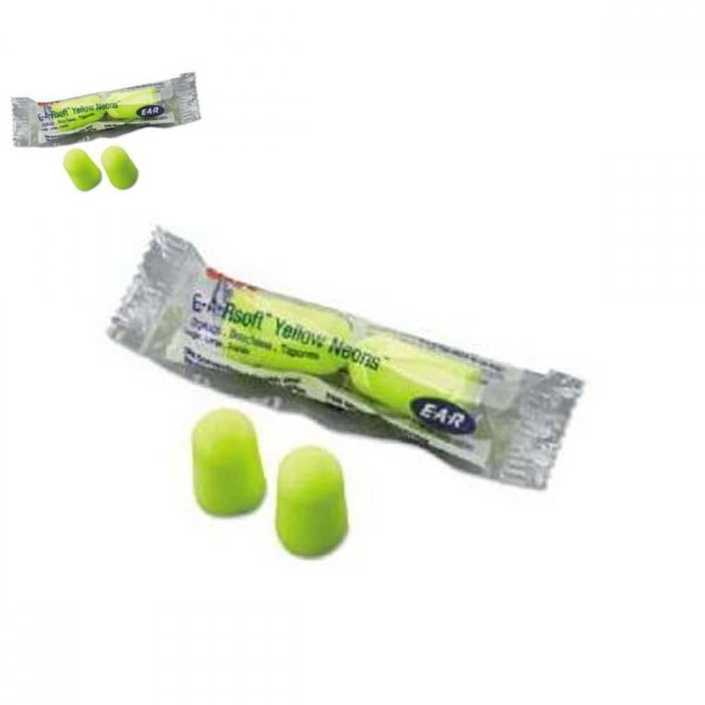 팔땨 3M 폼 타입 귀마개 eaR Soft 엘로우네온 10세트 묶음 수면귀마개 소음차단귀마개 산업용귀마개 4,000원