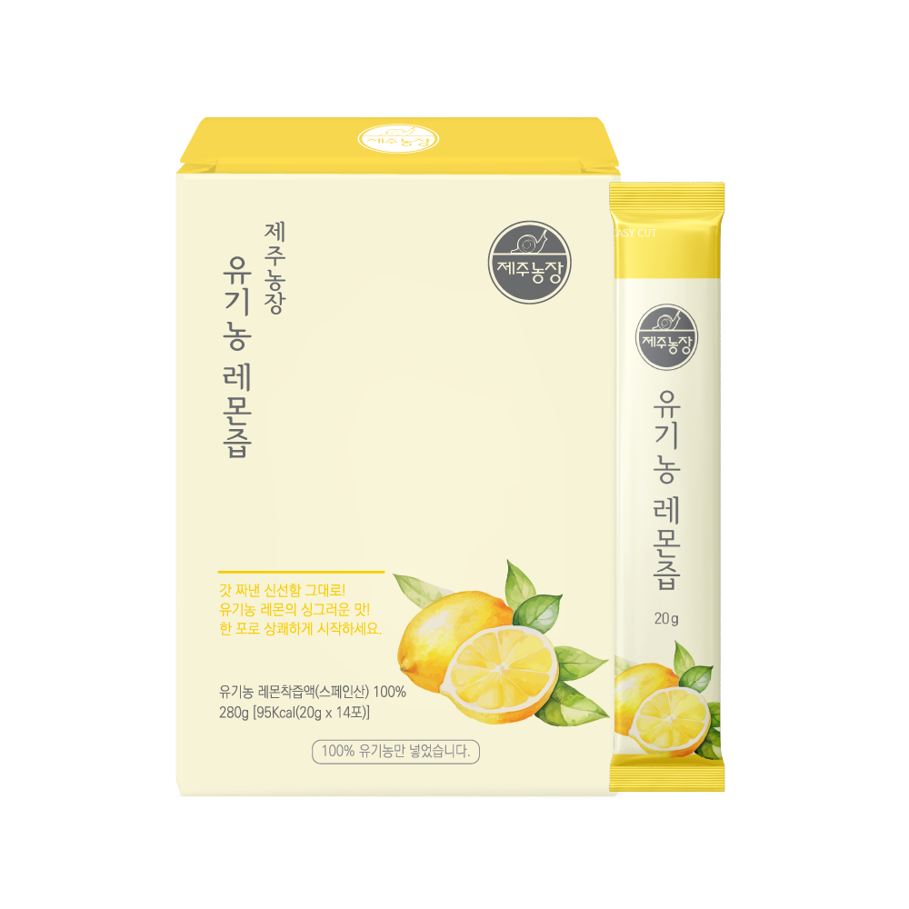 레몬NFC착즙 제주농장 유기농 레몬즙, 12박스, 280g 72,000원