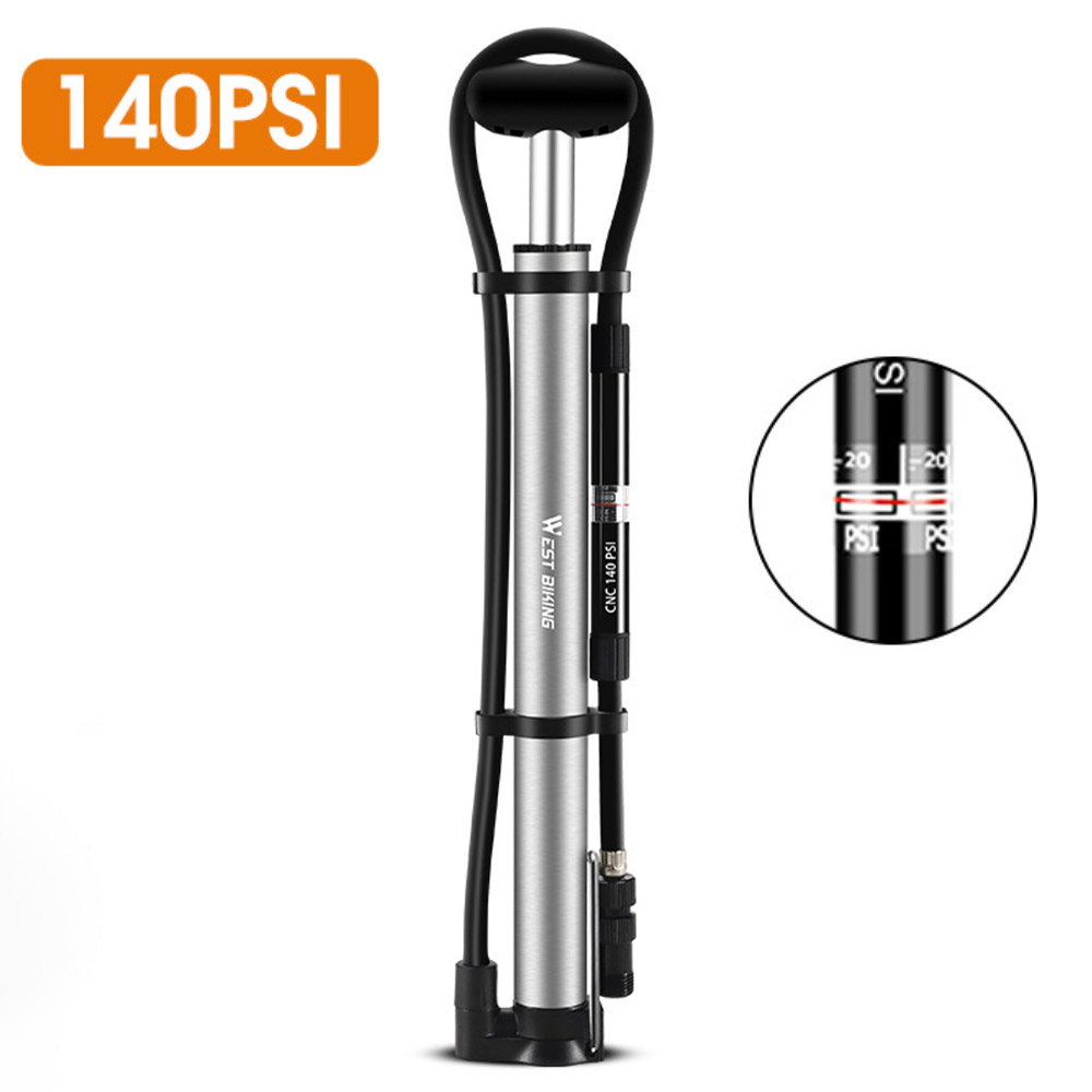 휴대용 자전거샥 펌프 프레스타 슈레더 140psi, 1개 13,000원