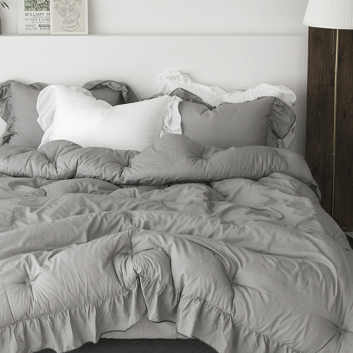 베이직톤 국내산 웨딩데이 모달코튼 프릴 신혼 혼수이불 99,900원