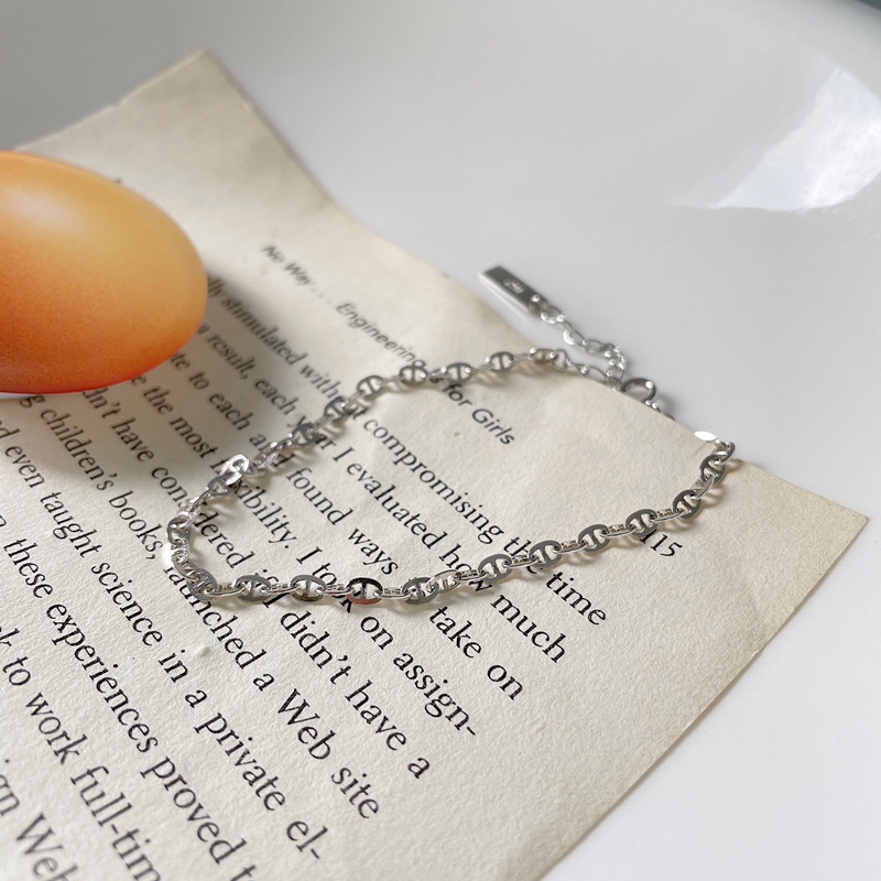 투니스 S925실버 심플 유니크 체인 팔찌 10,770원