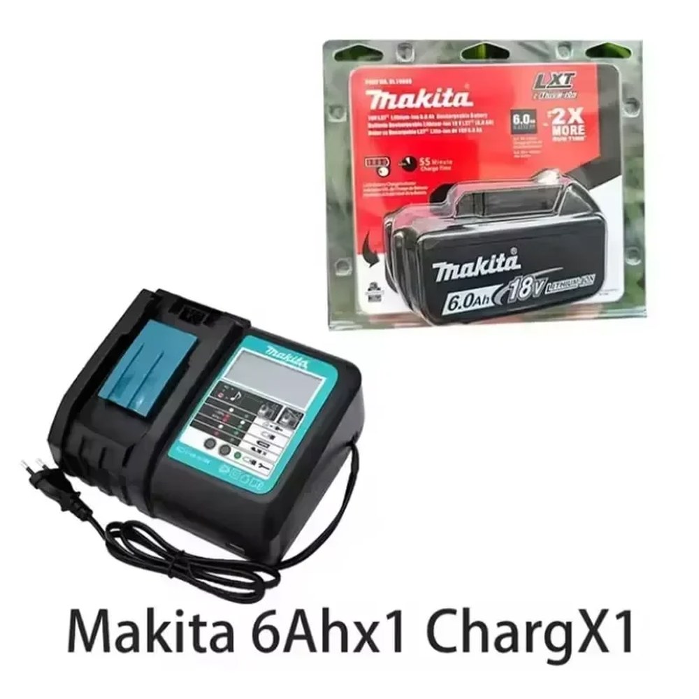 100% Makita 호환 18V 6.0Ah 충전식 배터리, Makita 호환 BL1840 BL1830 BL1830B BL1850 BL1850B 전동 공구 배터리 72,600원