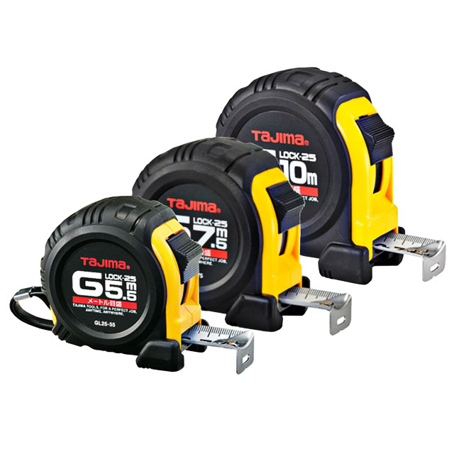 타지마 고무피복줄자 GL25-55BL 5.5Mx25mm GL25-75BL 7.5Mx25mm GL25-100BL 10Mx25mm, 1개 29,700원