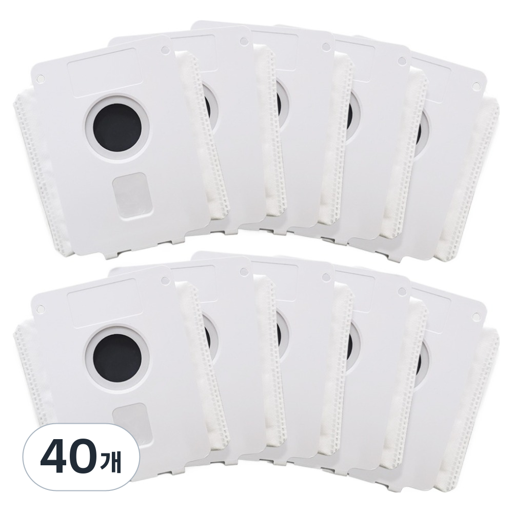 멋진공간 LG 코드제로 A9 / A9S 호환 오브제 올인원 타워 무선 청소기 먼지봉투, 40개, 단일상품 49,600원