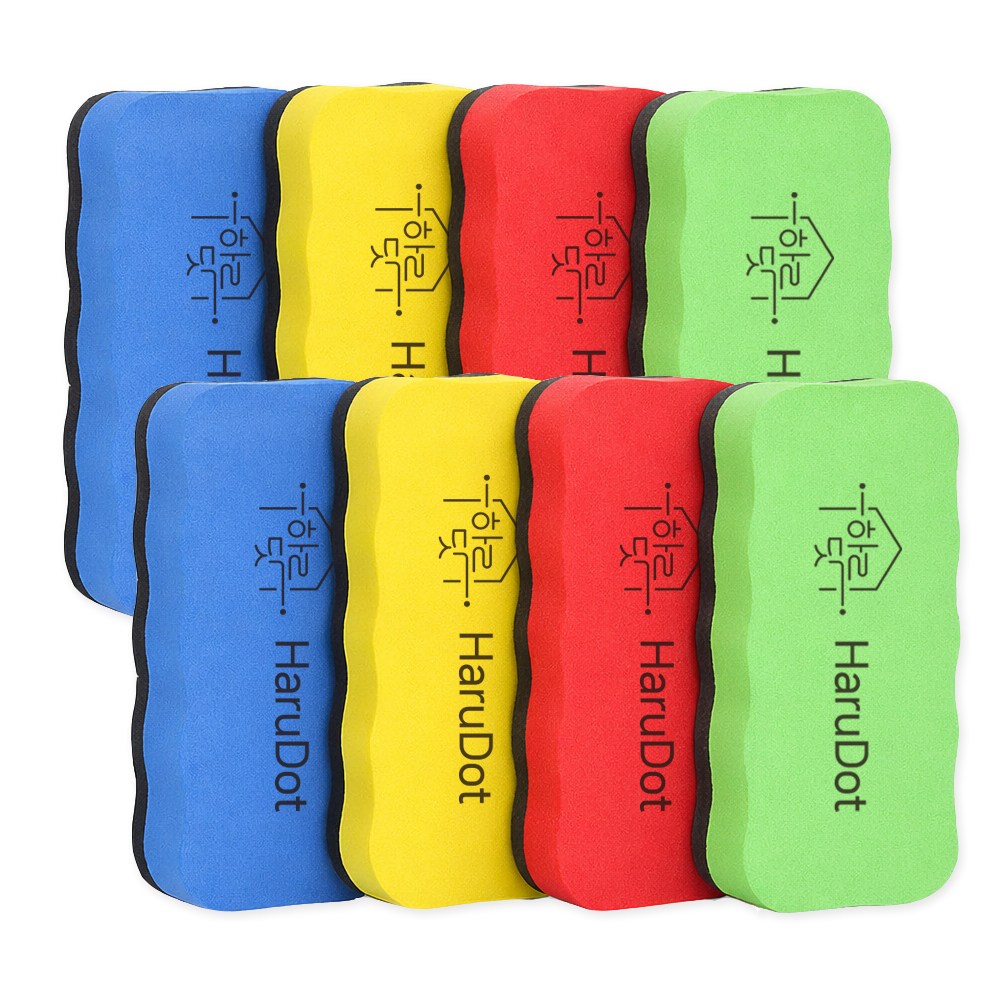 하루닷 보드마카 지우개 잘지워지는 화이트보드 지우개 8개 8,800원