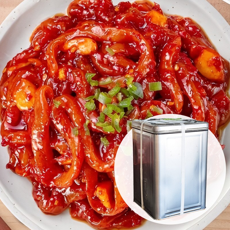 오징어젓갈 4kg 10k 20kg 반찬 대용량 식자재 업소용 식당용, 1개, 4kg 35,000원