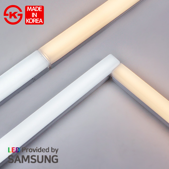엘포스 LED 티라인 T라인 사각 T5 직부등 900mm 라인조명 간접조명 슬림 일자등, 1개 22,000원