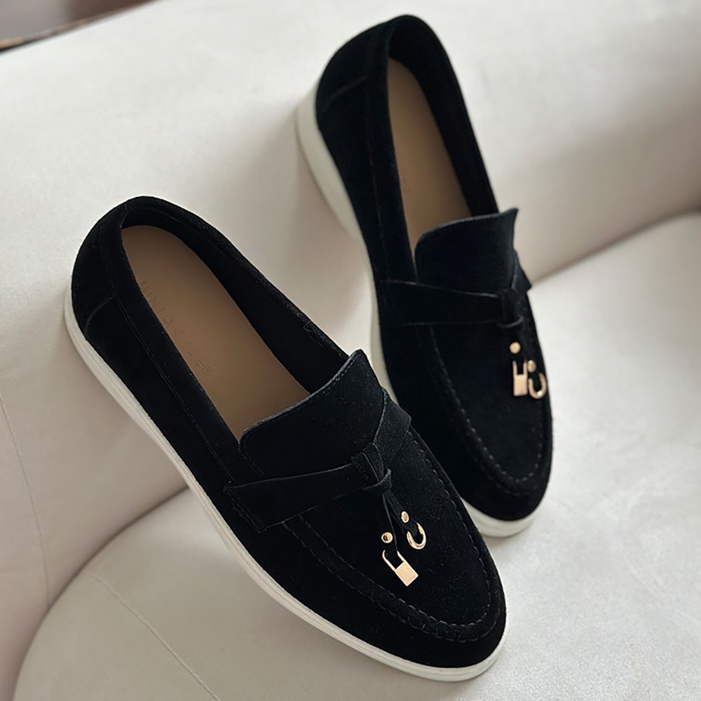 슈리오 여성 스웨이드 태슬 데일리 로퍼 단화 4cm 51,900원