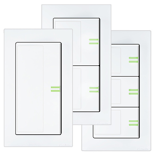 국산 매입 스위치 1구 2구 3구 야광 버튼 전등 전기 조명 배선 벽면 매립 단로 1로 와이드 온오프 3,300원