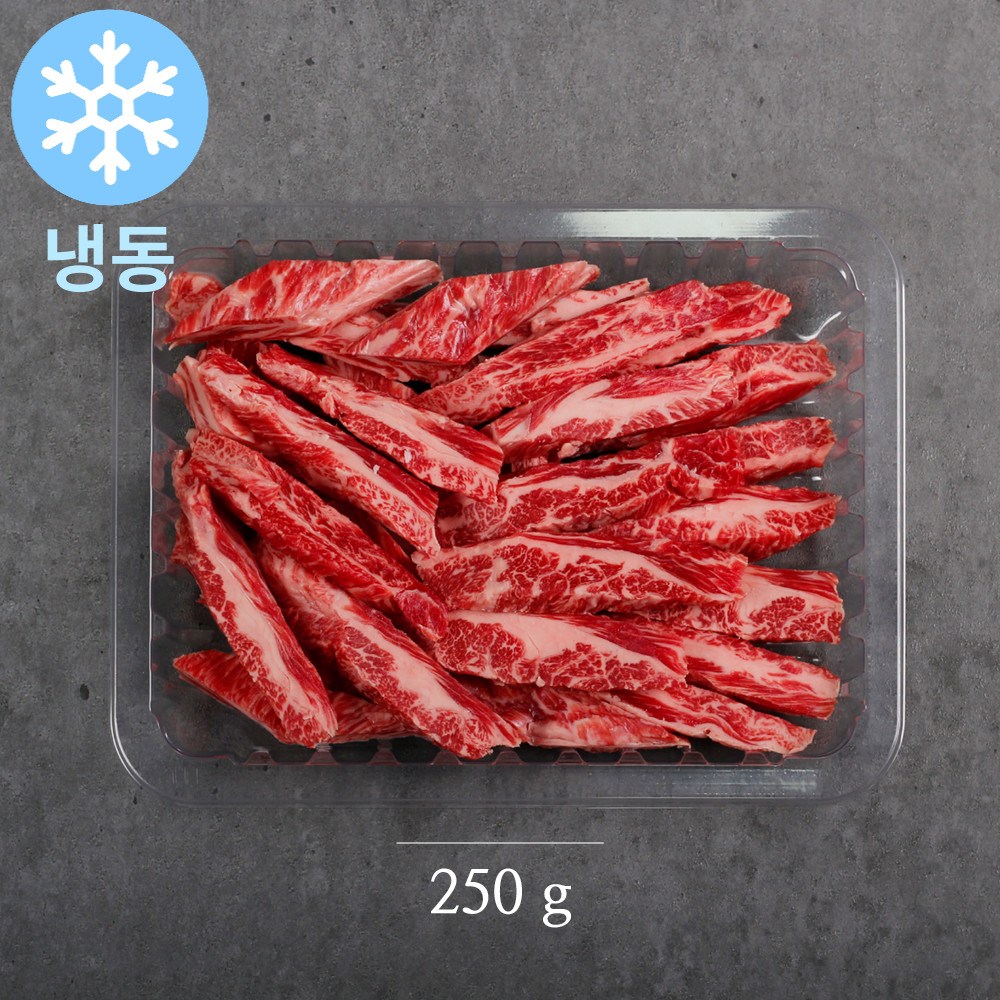 [냉동]명품한우금오 1등급 한우 갈비살 기획(250g+250g) 암소 34,390원