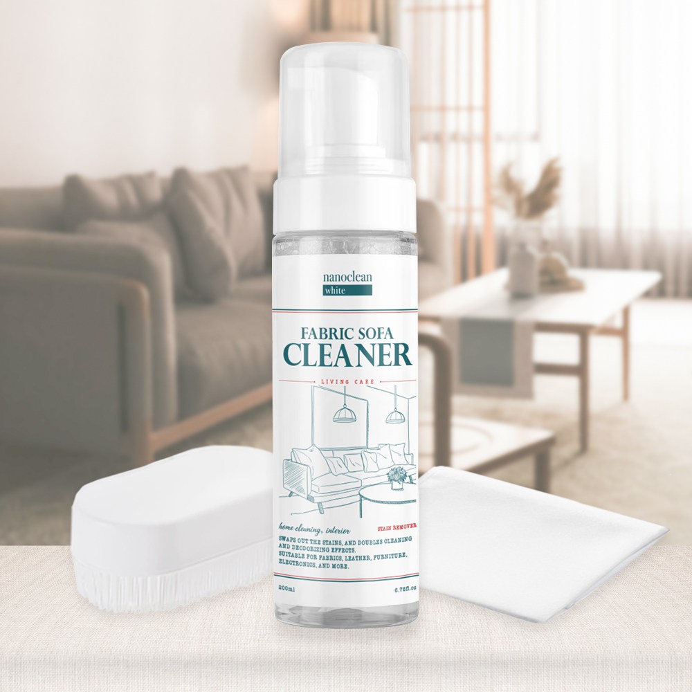나노클린화이트 페브릭소파클리너 어플리케이터 패키지 얼룩제거 청소세탁 클리닝 얼룩제거 쇼파 카페트 카시트, 1개 24,800원