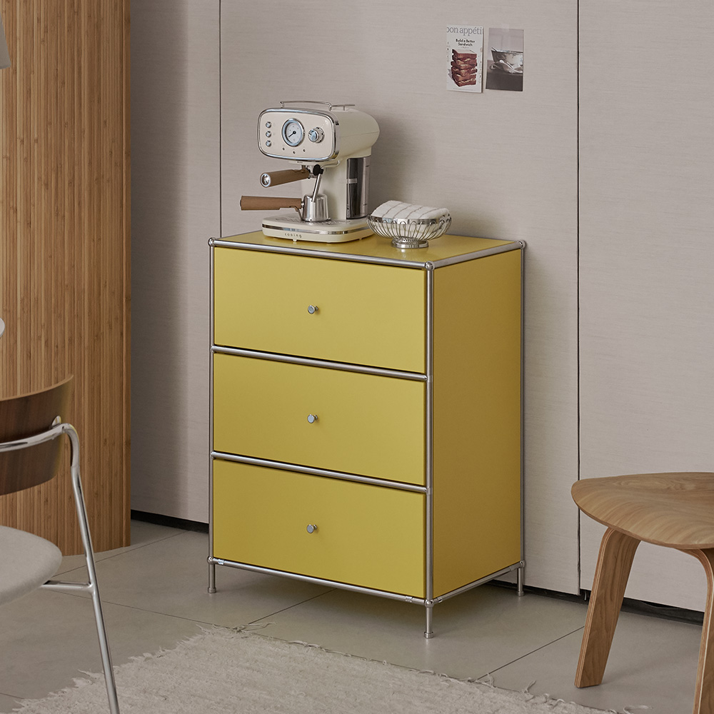 휴룸 미드센츄리 모듈 600 수납장, 옐로우 190,000원