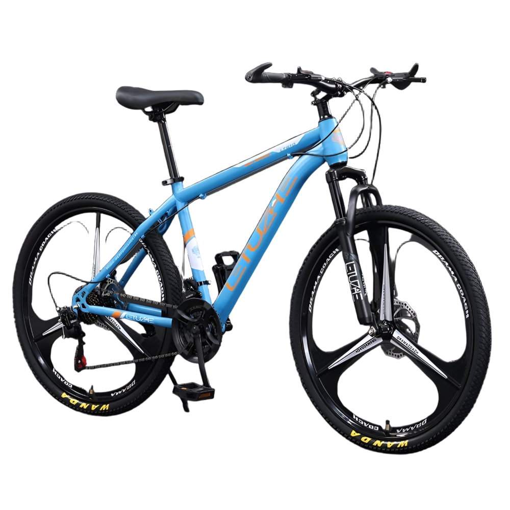 레투즈 루키21 튼튼한 MTB자전거 24인치 입문용 중학생 고등학생 성인 가벼운, 1개, 160cm, 9. 트리플휠 블루오렌지(140-165cm 권장) 194,900원